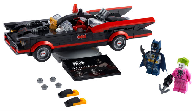 1966 Batman TV Series Batmobile Lego set unveiled
