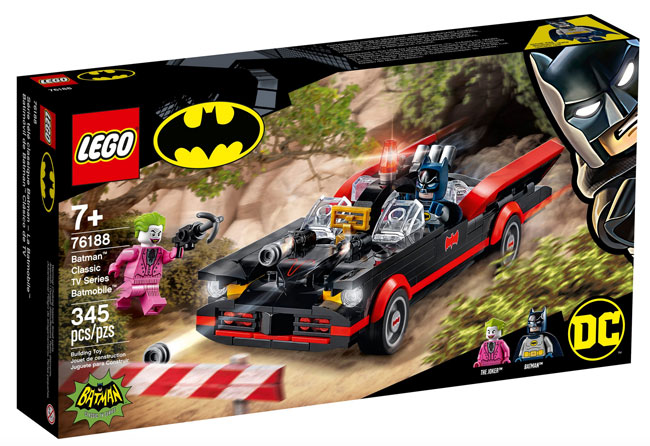1966 Batman TV Series Batmobile Lego set unveiled