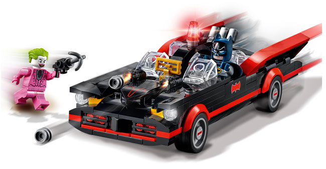 1966 Batman TV Series Batmobile Lego set unveiled