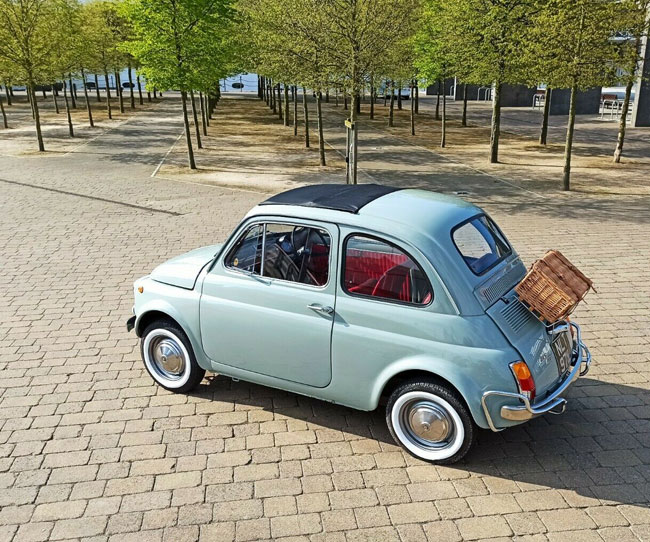 1972 Fiat 500 L Lusso car on eBay