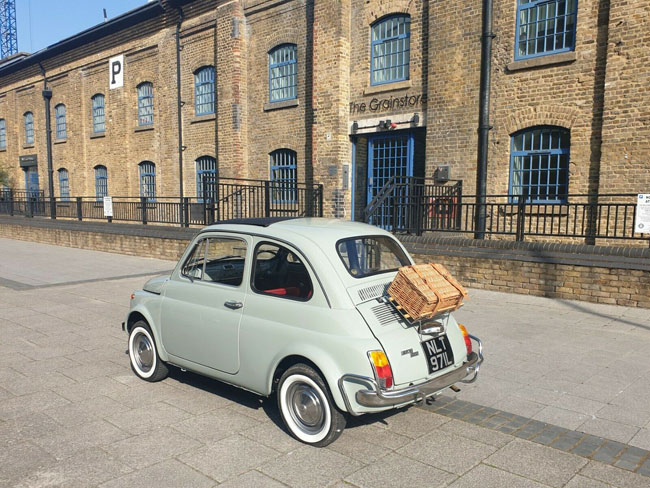 1972 Fiat 500 L Lusso car on eBay