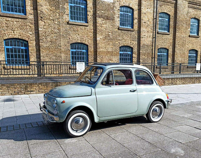 1972 Fiat 500 L Lusso car on eBay