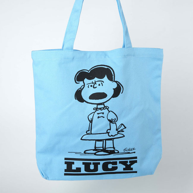 Vintage-style Peanuts tote bags at Magpie