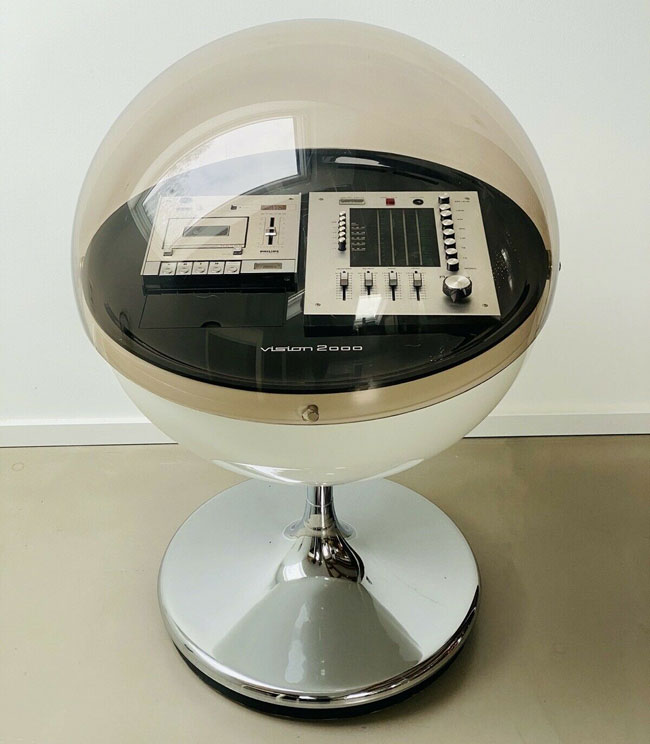 1970s Rosita Vision 2000 space-age audio system on eBay