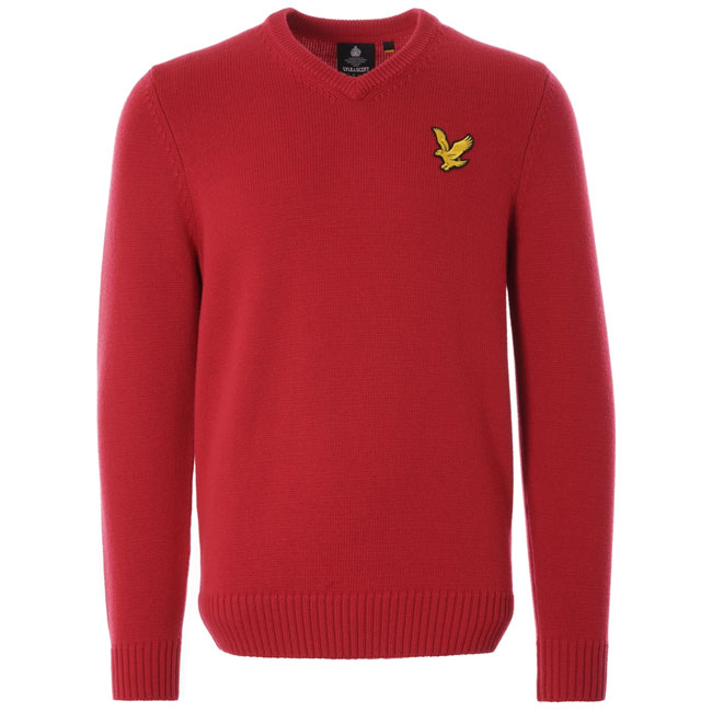 1980s Lyle & Scott x Stuarts London v-neck sweaters