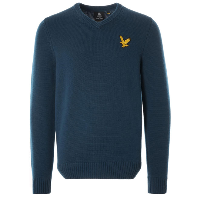 1980s Lyle & Scott x Stuarts London v-neck sweaters