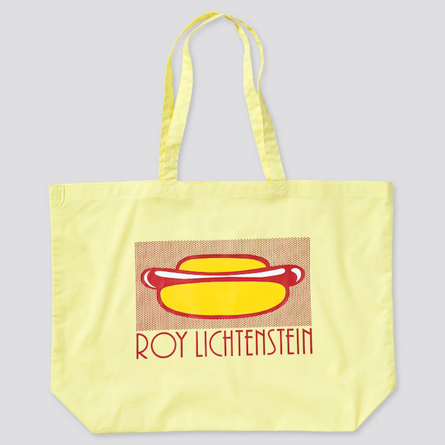 Roy Lichtenstein printed bags at Uniqlo