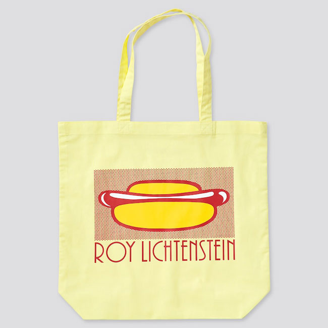 Roy Lichtenstein printed bags at Uniqlo