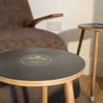Vibyl bespoke handmade vinyl side tables