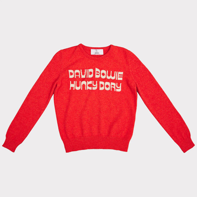 David Bowie knitwear collection by Hades