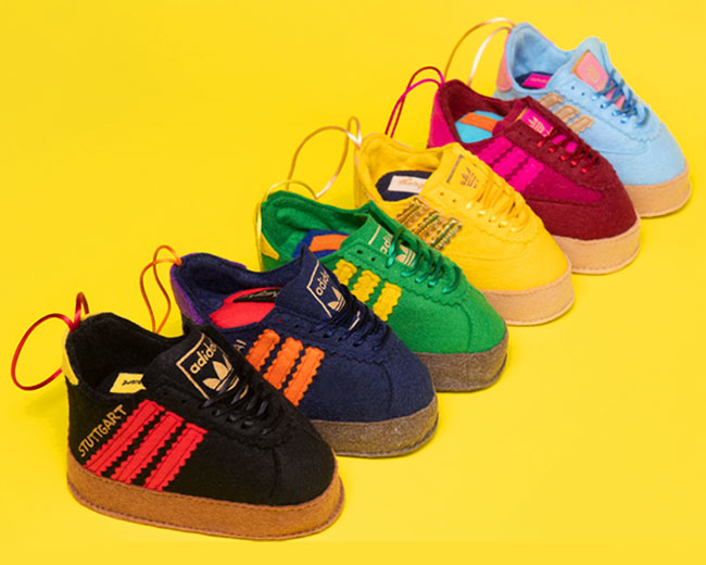 Adidas City Series trainers Christmas decorations (image credit: Size? website)