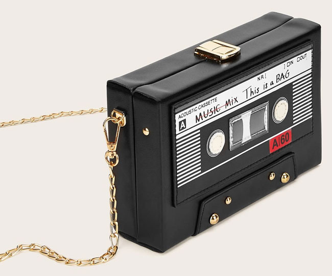 Shein X Wejdene cassette tape bag