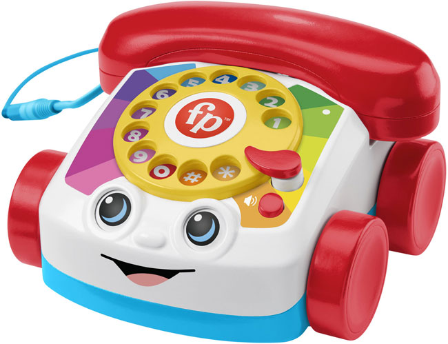 1960s Fisher-Price Chatter Telephone for adults launches