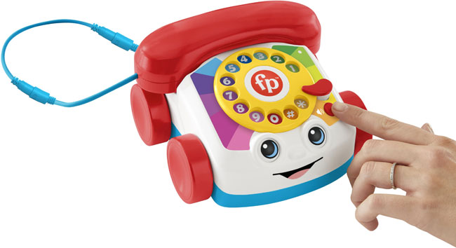 1960s Fisher-Price Chatter Telephone for adults launches