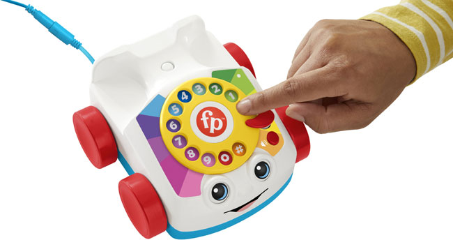 1960s Fisher-Price Chatter Telephone for adults launches