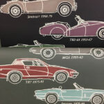 British Classic Car wallpaper by Sharon Jane Studio