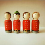 Handmade rock and indie Christmas decorations by Florence and Belle