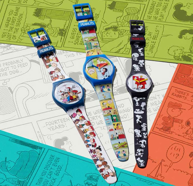 Swatch x Peanuts watch collection