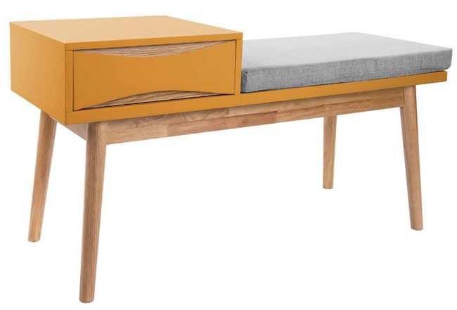 5. Buoyant Upholstered Storage Bench by Leitmotiv at Wayfair