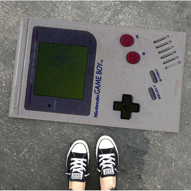 Handmade retro doormats by Cys Studio