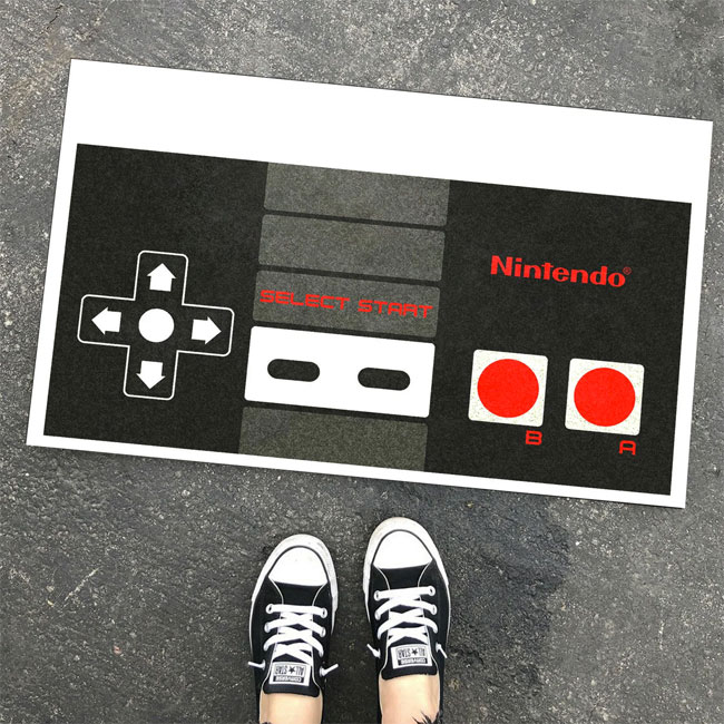 Handmade retro doormats by Cys Studio