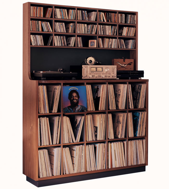 PlattenCombi retro music storage unit by PlattenKreisel