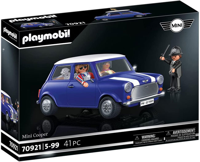 Go sixties with the Playmobil Mini Cooper set