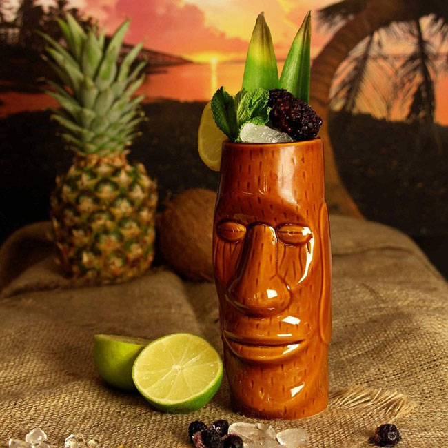 13. Easter Island Tiki mug