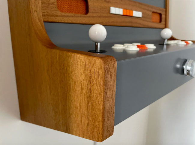 Midcentury modern style arcade machine by Capcade