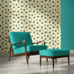 Midcentury modern wallpaper by 20th Century Cloth