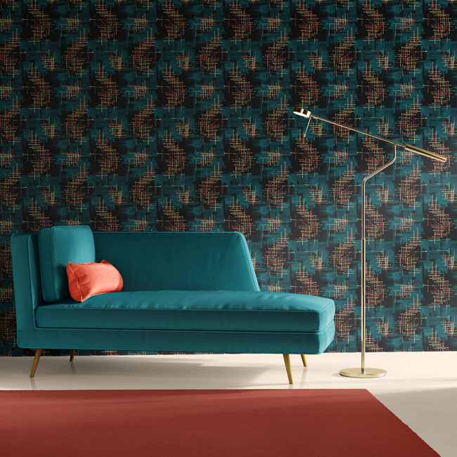 Midcentury modern wallpaper by 20th Century Cloth