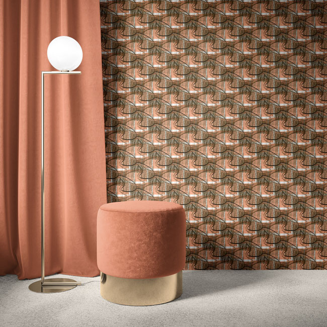 Midcentury modern wallpaper by 20th Century Cloth