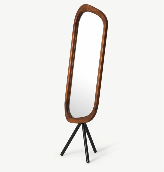 1. Lilou retro freestanding mirror at Made