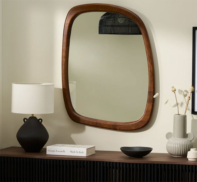 8. Lilou retro wall mirror at Made