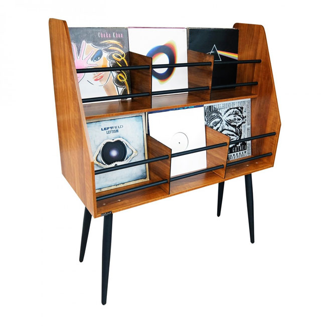 Retro vinyl storage rack at Urban Outfitters - Retro to Go