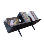 Retro vinyl storage racks by Sefour