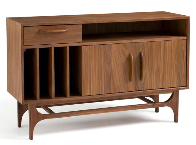 Larsen 1970s-style vinyl storage cabinet at La Redoute