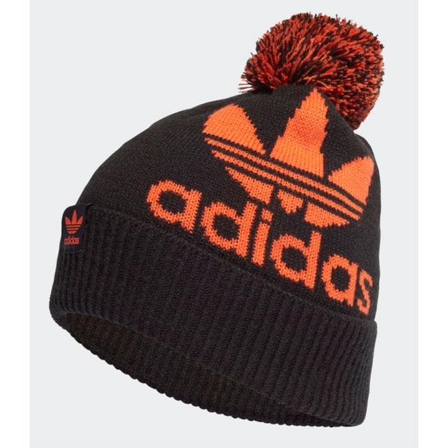 1970s warmth with an Adidas Archive bobble hat
