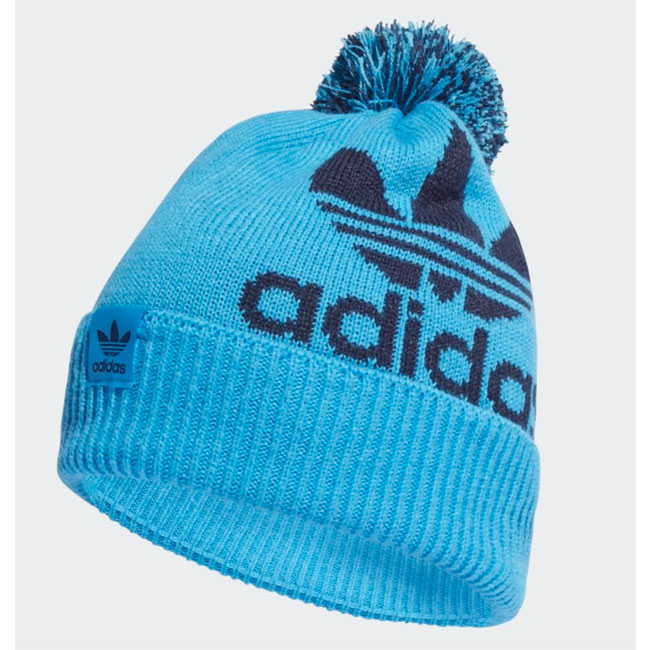 1970s warmth with an Adidas Archive bobble hat