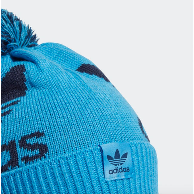 1970s warmth with an Adidas Archive bobble hat