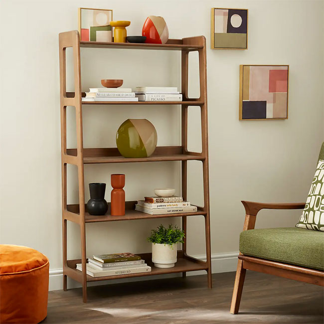 17. Elements retro bookcase at Dunelm