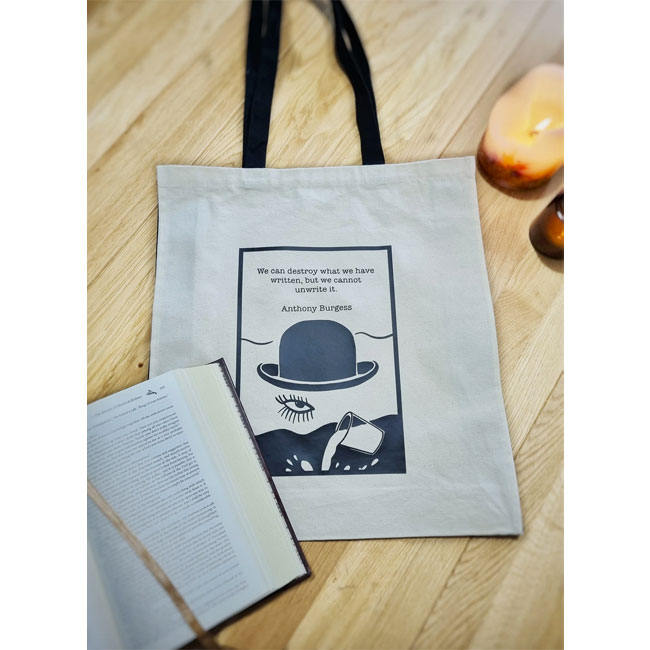 A Clockwork Orange officially licensed tote bag by Dark Lodge