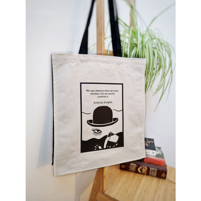 A Clockwork Orange officially licensed tote bag by Dark Lodge