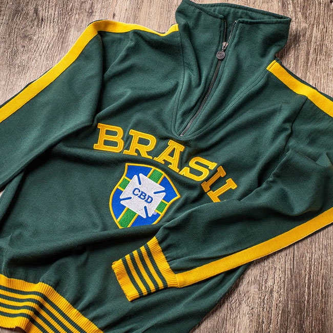 Retro wool World Cup track tops by Magliamo