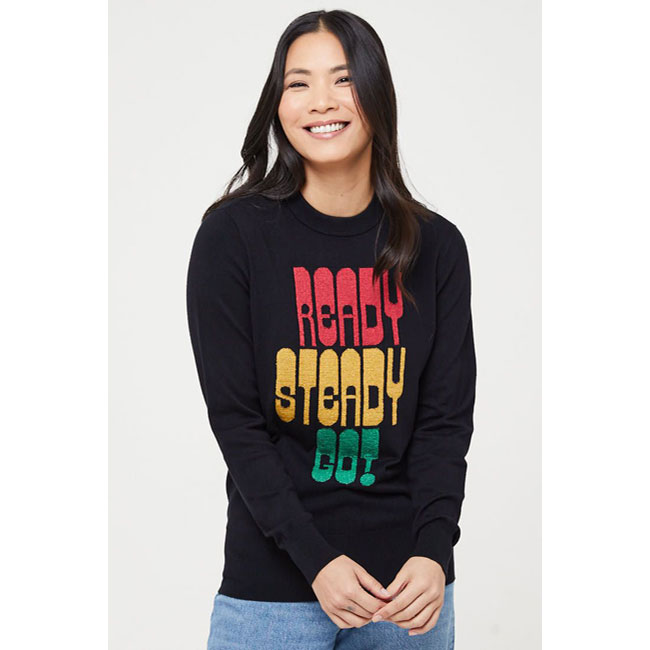 Retro Ready Steady Go sweatshirt at Joanie