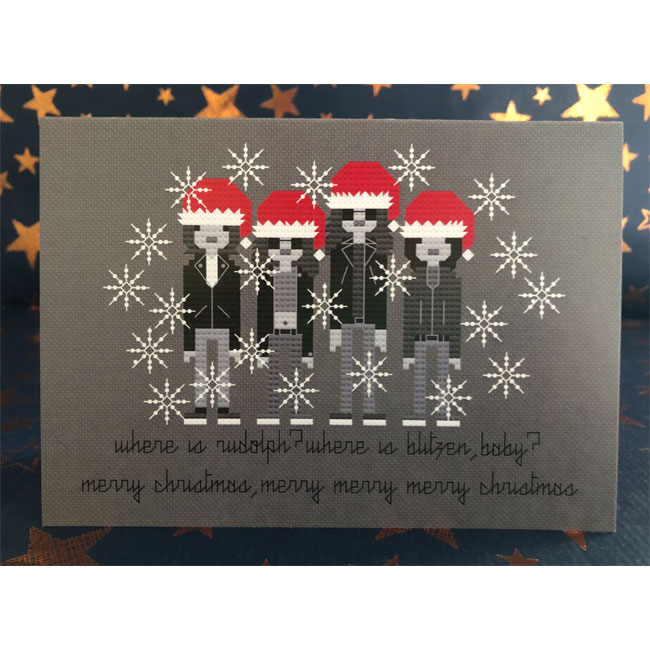 Retro pop Christmas cards by Eight Bit North