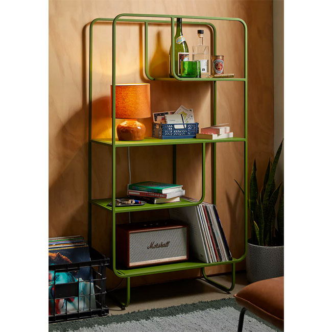 17. Alana retro green bookcase at Urban Outfitters