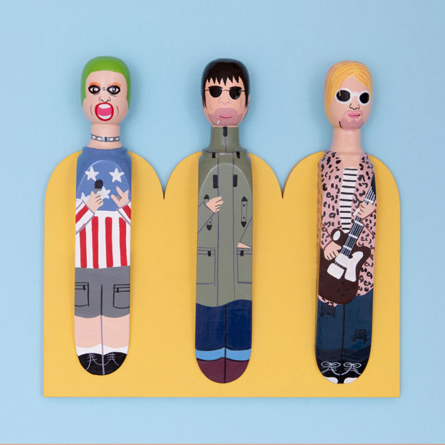 Wedgies - handmade pop culture doorstops