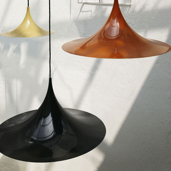 Gubi Semi Pendant light returns in 1968 form