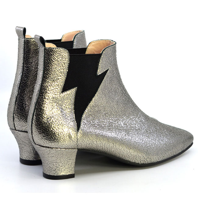 Bowie style with the Jett retro glam boots by Mod Shoes